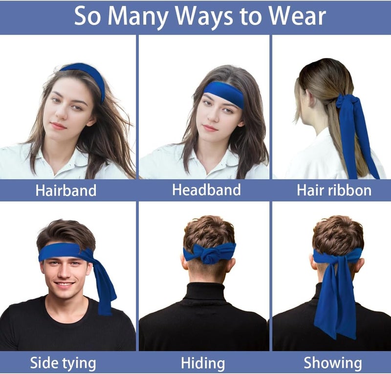 SRLLBBY Sport Tie Headbands Tennis Head Tie for Men Women Sports Fans Ninja Soccer Basketball Teams Head Ties Halloween - Image 5
